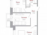 2-комнатная квартира, 46.6 м², 4/11 эт. Санкт-Петербург