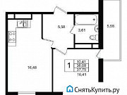 2-комнатная квартира, 38 м², 15/18 эт. Санкт-Петербург