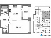 1-комнатная квартира, 39 м², 7/10 эт. Санкт-Петербург