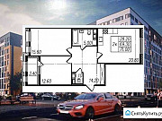 2-комнатная квартира, 72 м², 7/10 эт. Санкт-Петербург