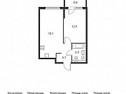 1-комнатная квартира, 40.8 м², 2/24 эт. Санкт-Петербург