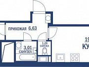 1-комнатная квартира, 46.2 м², 5/12 эт. Санкт-Петербург