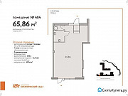 Помещение свободного назначения, 65.86 кв.м. Москва