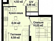 2-комнатная квартира, 36 м², 3/24 эт. Екатеринбург