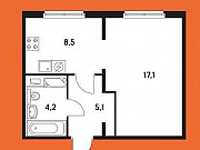 1-комнатная квартира, 35 м², 10/14 эт. Мытищи