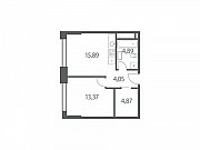 1-комнатная квартира, 43.1 м², 4/35 эт. Москва