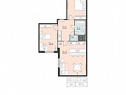 2-комнатная квартира, 87.6 м², 14/23 эт. Санкт-Петербург