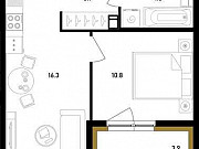 1-комнатная квартира, 37.5 м², 12/12 эт. Санкт-Петербург