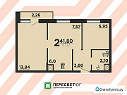 2-комнатная квартира, 41.1 м², 6/10 эт. Волгоград