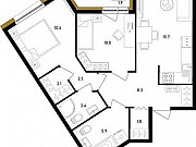 2-комнатная квартира, 61.8 м², 2/12 эт. Санкт-Петербург