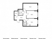 2-комнатная квартира, 57.7 м², 18/24 эт. Санкт-Петербург