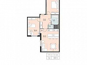 2-комнатная квартира, 88.5 м², 8/23 эт. Санкт-Петербург