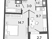 1-комнатная квартира, 32.5 м², 5/20 эт. Санкт-Петербург