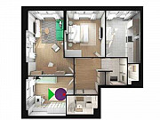 3-комнатная квартира, 82.4 м², 2/33 эт. Котельники