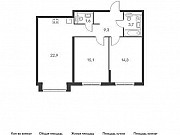 2-комнатная квартира, 66.9 м², 2/24 эт. Санкт-Петербург