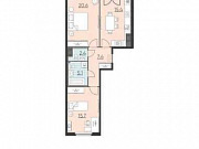 2-комнатная квартира, 67.8 м², 3/23 эт. Санкт-Петербург