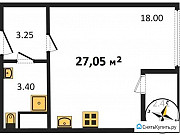 Студия, 27.1 м², 10/12 эт. Санкт-Петербург