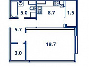 1-комнатная квартира, 42.4 м², 2/4 эт. Красногорск