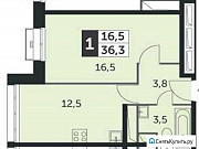1-комнатная квартира, 36.3 м², 16/23 эт. Мытищи