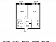 1-комнатная квартира, 43.1 м², 9/33 эт. Котельники