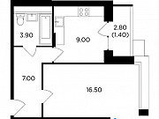 1-комнатная квартира, 37.8 м², 14/17 эт. Мытищи