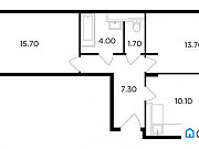 2-комнатная квартира, 53.8 м², 7/18 эт. Мытищи