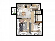 2-комнатная квартира, 58.2 м², 2/25 эт. Санкт-Петербург