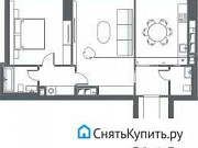 2-комнатная квартира, 75.3 м², 32/65 эт. Москва