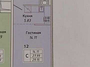 Студия, 29 м², 17/25 эт. Санкт-Петербург