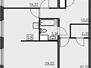 2-комнатная квартира, 73 м², 18/25 эт. Санкт-Петербург