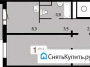 1-комнатная квартира, 42.1 м², 2/17 эт. Красноярск