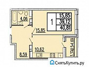 1-комнатная квартира, 40.8 м², 4/19 эт. Новороссийск