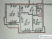 2-комнатная квартира, 55 м², 12/16 эт. Санкт-Петербург