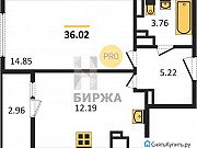 1-комнатная квартира, 36 м², 17/17 эт. Санкт-Петербург