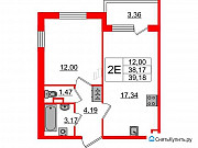 1-комнатная квартира, 38.2 м², 1/5 эт. Санкт-Петербург