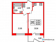 1-комнатная квартира, 35.9 м², 1/5 эт. Санкт-Петербург