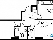 2-комнатная квартира, 62.4 м², 2/20 эт. Балашиха