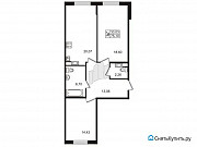 2-комнатная квартира, 75.3 м², 2/19 эт. Санкт-Петербург