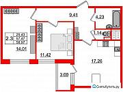 2-комнатная квартира, 57.5 м², 5/12 эт. Санкт-Петербург