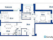 2-комнатная квартира, 122.7 м², 1/6 эт. Санкт-Петербург