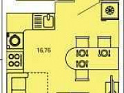 Студия, 25.5 м², 3/11 эт. Санкт-Петербург