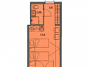 Студия, 19.9 м², 12/12 эт. Санкт-Петербург