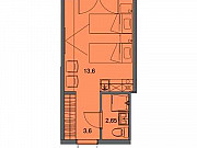 Студия, 19.9 м², 11/12 эт. Санкт-Петербург