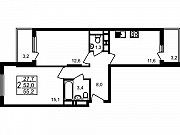 2-комнатная квартира, 55.2 м², 14/17 эт. Мытищи