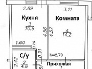 1-комнатная квартира, 35.9 м², 3/5 эт. Краснодар