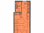 Студия, 19.9 м², 8/12 эт. Санкт-Петербург