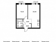 1-комнатная квартира, 43.1 м², 32/33 эт. Котельники