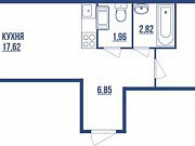 1-комнатная квартира, 46.4 м², 11/11 эт. Санкт-Петербург