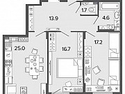 2-комнатная квартира, 81.6 м², 5/8 эт. Санкт-Петербург
