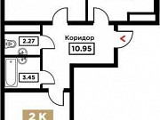 2-комнатная квартира, 68.2 м², 6/25 эт. Краснодар
